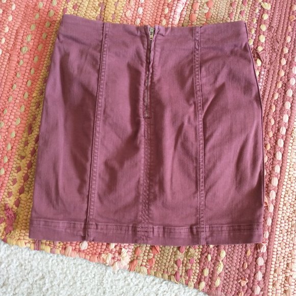 Free People Body Con Like Stretch Skirt - Picture 2 of 3